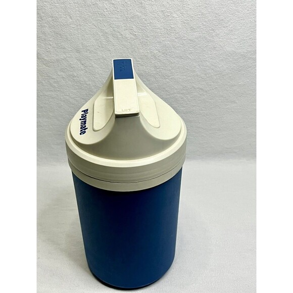 Vintage Playmate Igloo Blue & White 1/2 Gallon Water Jug Cooler USA - Pre Owned - Picture 5 of 8